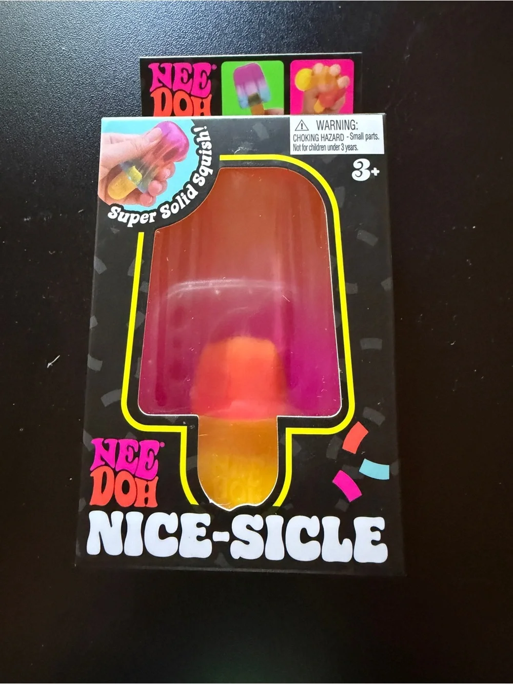 New Nee Doh Nice-Sicle Popsicle Orange Pink Sunset Schylling Needoh Squishy Toy